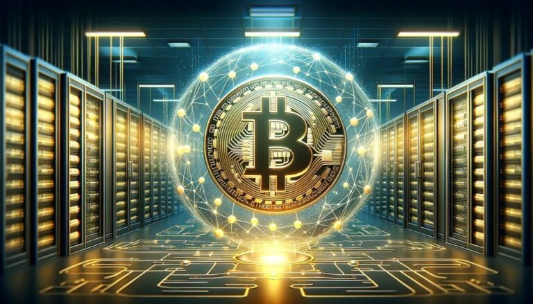 dall.e-2024-03-07-17.27.15-a-widescreen-image-illustrating-the-title-what-happens-once-all-bitcoin-are-mined_-the-image-features-a-large-golden-bitcoin-symbol-in-the-center--d51fb